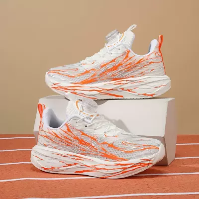 Kids Running Shoes Girls Breathable Mesh Soft Sole Cushioning Lightweight Boys Sneakers · YANYAN China shoe factory