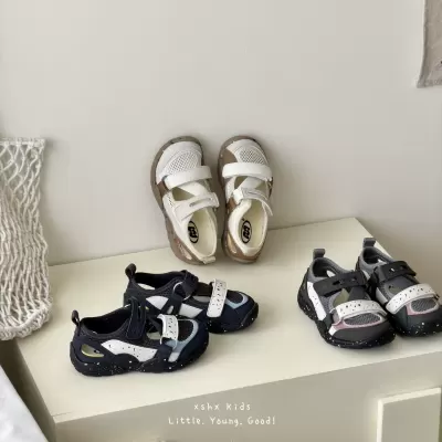 XSHX Climbing Expert Children's Functional Natural Rubber Anti-Slip Sole Sports Functional Sandals Single Mesh Boys Girls Summer · YANYAN China shoe factory