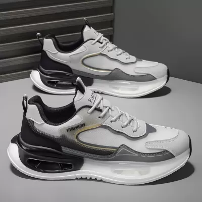 Men's Breathable Mesh Running Shoes 2026 Lightweight Cushion Student Sneakers · YANYAN China shoe factory