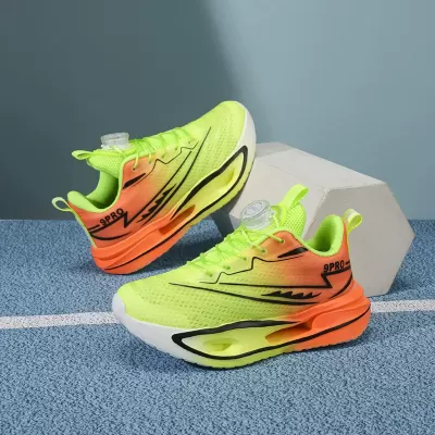 Mesh Running Shoes Summer Breathable Kids Girls Twist Button PE Exam Lightweight Racing Sneakers · YANYAN China shoe factory