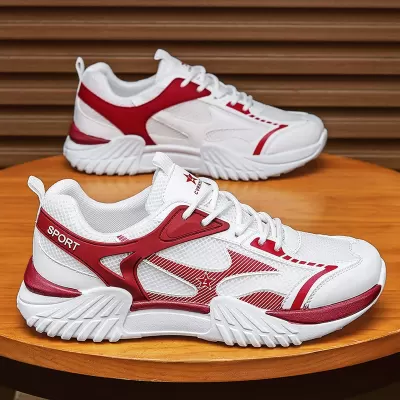 Men's 2026 Summer Mesh Breathable New Casual Men's Sports Shoes Student Fashion Running Dad Sneakers · YANYAN China shoe factory