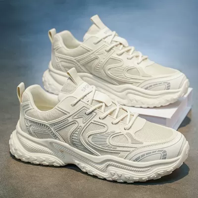 Men's 2026 Summer Student Casual Breathable Mesh Running Shoes Teenager Dad Sneakers · YANYAN China shoe factory