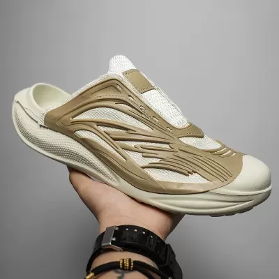 Summer Breathable Slide Sandals Women New Mesh Casual Shoes Campus Style Half Slippers · YANYAN China shoe factory