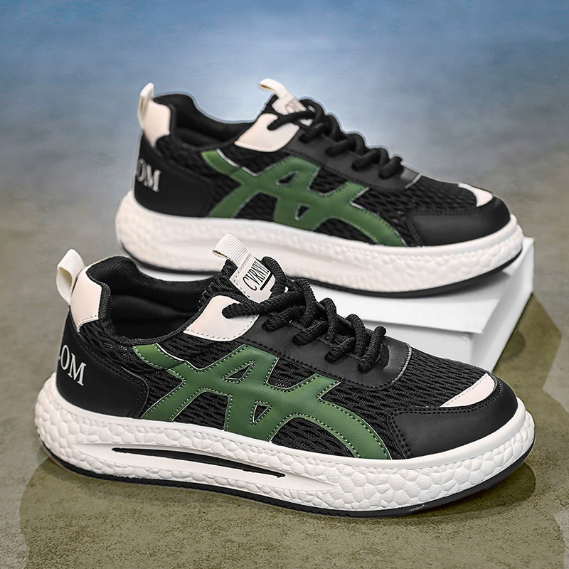 Men's 2026 New Summer Mesh Breathable Sports Shoes Fashion High-End Soft Sole Running Dad Sneakers