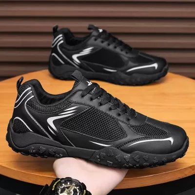 2026 Summer Retro German Training Men's Breathable Mesh Shoes Wide Toe Box Outdoor Hiking Sports Casual · YANYAN China shoe factory