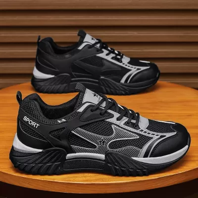 Herren 2026 Sommer Neue Retro Dad Sneaker Dicke Sohle Mesh Atmungsaktiv Mode Herren Sport Freizeit · YANYAN China shoe factory