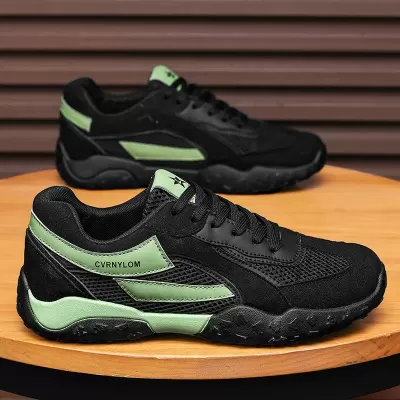 2026 Summer New Casual Shoes Men Mesh Breathable Thick Sole Sports Shoes Fashion Casual Men's Sneakers · YANYAN China shoe factory
