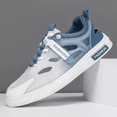 Men's 2026 Summer Breathable Hollow Mesh Shoes Student Sports Board Shoes Outdoor Water Wading Creek Casual · YANYAN China shoe factory