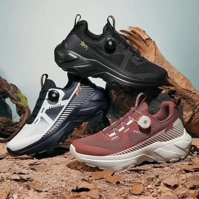 Outdoor Hiking Shoes Men Spring Autumn Anti-Slip Shock Absorbing Climbing Shoes Wear-Resistant Lightweight Trail Walking Shoes Women · YANYAN China shoe factory