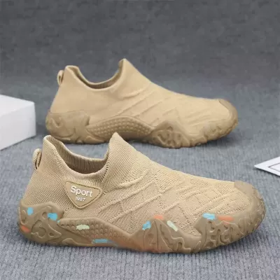 Men's Canvas Slip-On Shoes 2026 Summer Breathable Casual Sneakers for Students · YANYAN China shoe factory