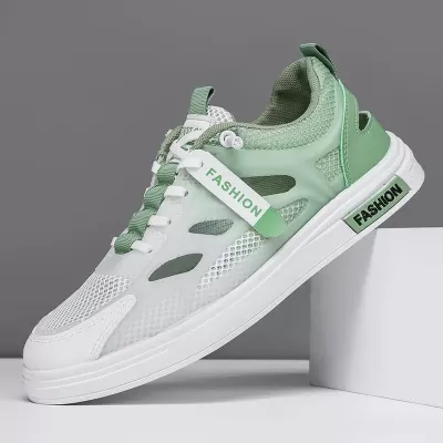 2026 Summer Men's New Thin Breathable Wading Shoes, Fashion Hollow Mesh Casual Sneakers, Board Shoes · YANYAN China shoe factory
