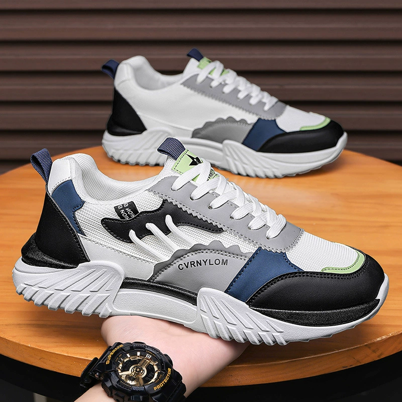 Men's 2026 Summer New Outdoor Dad Sneakers, Breathable Lightweight Thick Sole Anti-Slip Mesh Shoes