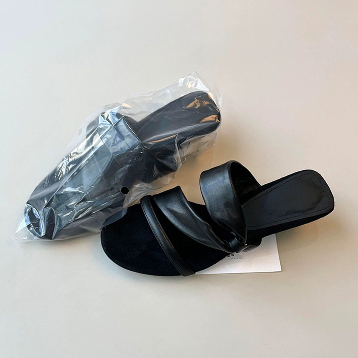 French Retro Fashion Wedge Slide Sandals for Women Unique Design Comfortable