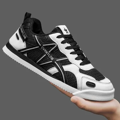 Zapatos de agilidad suaves y cómodos para hombre, verano 2026, malla transpirable, deportivos casuales con costuras · YANYAN China shoe factory