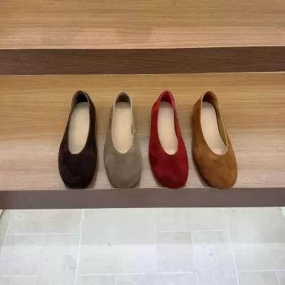 Chuyuji Retro Velvet Flat Grandma Shoes, Comfortable Loafers for Women · YANYAN China shoe factory