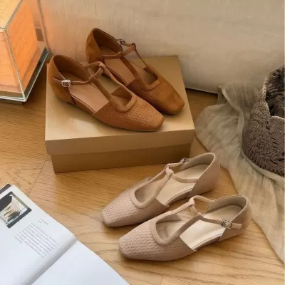Chuyuji French Retro Roman Sandals for Women 2026 New, Mid Heel Open Toe · YANYAN China shoe factory