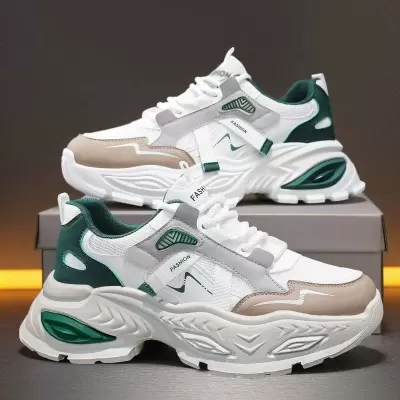 Men's Thick Sole Sneakers 2026 Summer Breathable Fashion Heightening Casual Shoes · YANYAN China shoe factory