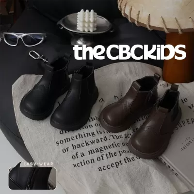 XSHX Retro Chelsea Kids Leather Boots for Boys Girls Warm Lining Winter 247019 · YANYAN China shoe factory
