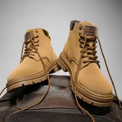 Men's Safety Work Boots Winter Non-Slip Waterproof Construction Shoes · YANYAN China shoe factory