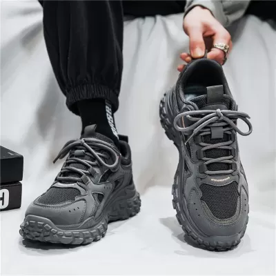 Men's Casual Dad Shoes Work Safety Non-Slip Wear-Resistant Lightweight