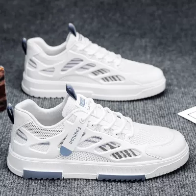 Men's Breathable Mesh Casual Sneakers Soft Sole Lightweight Board Shoes · YANYAN China shoe factory