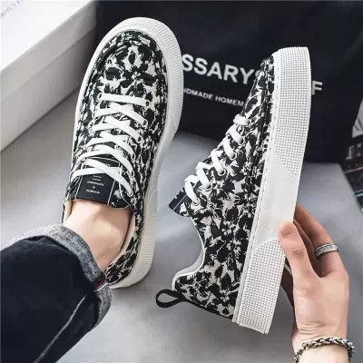 Men's Canvas Shoes Summer Breathable, Fashion Thick Sole Board Shoes Casual · YANYAN China shoe factory