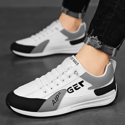 Herren Aglet-Schuhe vier Jahreszeiten, lässige Driving-Schuhe weiche Sohle weiße Sneaker atmungsaktiv · YANYAN China shoe factory