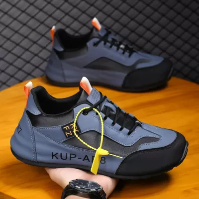 Men's Autumn Winter Casual Sports Shoes, Soft Sole Student Running Shoes Lightweight
