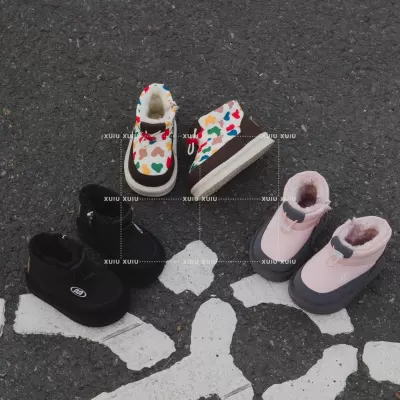 XSHX Ski Season Kids Snow Boots Winter Warm Thick Side Zipper for Toddlers · YANYAN China shoe factory