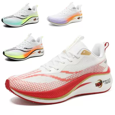 New Running Shoes for Men Spring Autumn Lightweight Cushioning Marathon Sports Sneakers Unisex · YANYAN China shoe factory