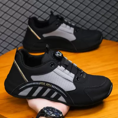Herren Schnür-atmungsaktive Laufschuhe, Mode Drehverschluss-Sportschuhe Komfort · YANYAN China shoe factory