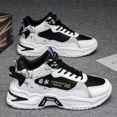 Men's 2023 Fall/Winter High-Top Retro Dad Shoes, Casual Running Sneakers from Putian · YANYAN China shoe factory