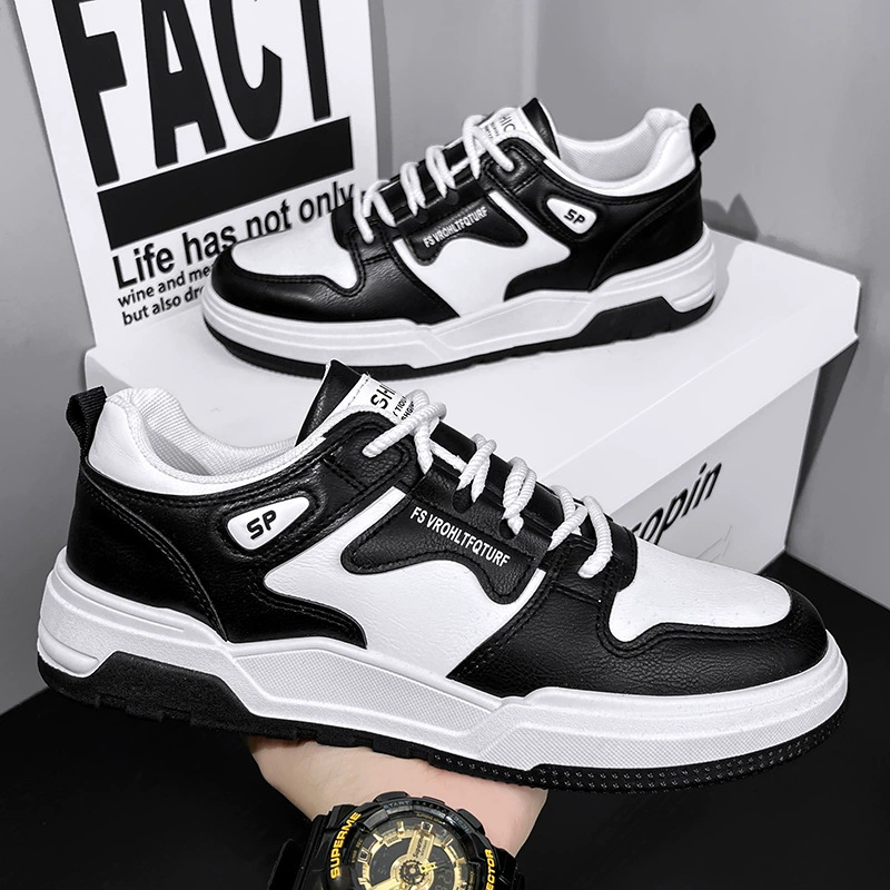 Chaussures de skate homme automne 2026, baskets décontractées plates basses imperméables respirantes
