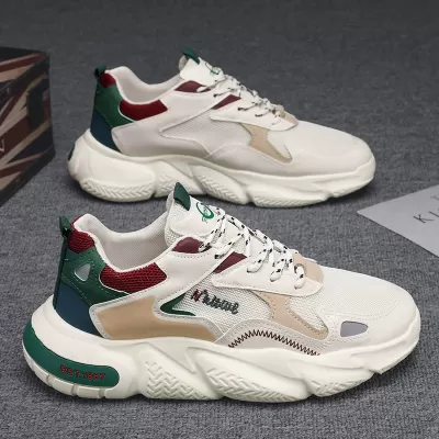 Men's 2026 Winter Running Shoes, Casual Height-Increasing Retro Dad Sneakers for Teens · YANYAN China shoe factory
