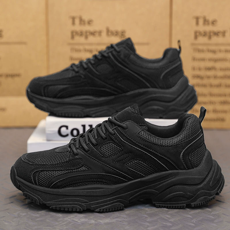 Men's 2026 Spring Work Safety Shoes, Slip-Resistant Running Shoes, Chunky Dad Sneakers