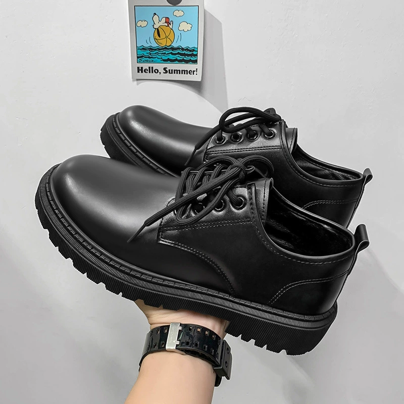 Men's Business Leather Shoes Spring 2026 New, Youth British Student Formal Casual Trendy Shoes
