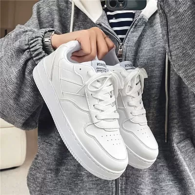 Men's Winter Breathable White Board Shoes Casual Trendy High Quality Sneakers