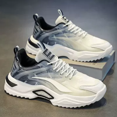 Spring 2026 New Mesh Breathable Dad Shoes for Student Teen Casual Sports · YANYAN China shoe factory
