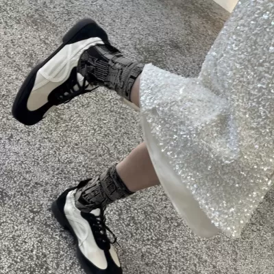 Designer 2025 New Spring Summer Arranged Color Block Black Ballet Flats Soft Sole German Trainer Casual Sport Shoes · YANYAN China shoe factory