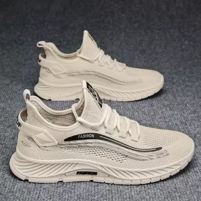 Tênis Casual Masculino Knit Respirável Antiderrapante Solado Macio Novo Inverno 2026 · YANYAN China shoe factory