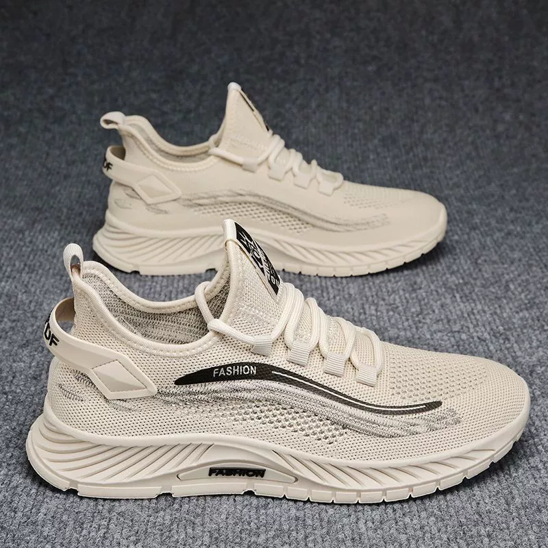 2026 Winter New Men's Knitted Breathable Non-Slip Soft Sole Casual Sneakers