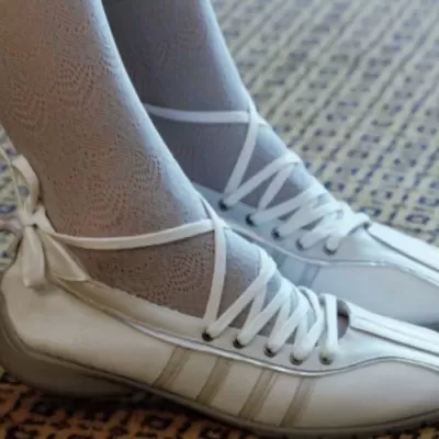 Cowhide Korean Designer Casual Mary Jane Shoes Women 2025 Niche Ballet Flats Flat Korean Style · YANYAN China shoe factory