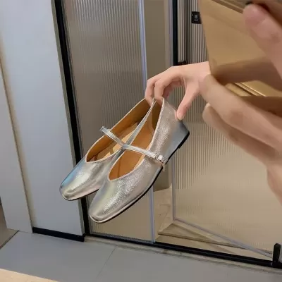 New French Style Mary Jane Platform Shoes for Women