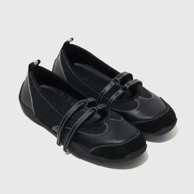 Diseñador Coreano Zapatos Mary Jane Mujer 2025 Nuevo Casual Suela Gruesa Planos Deportivo Ballet · YANYAN China shoe factory