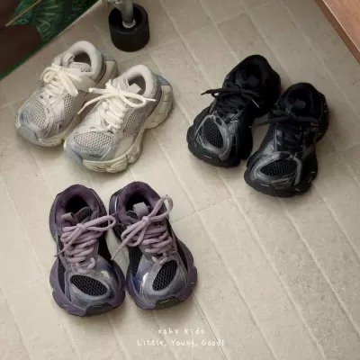 XSHX Paris Heavy Work Stapler Kids Dad Shoes for Boys Girls Velcro Family Winter · YANYAN China shoe factory