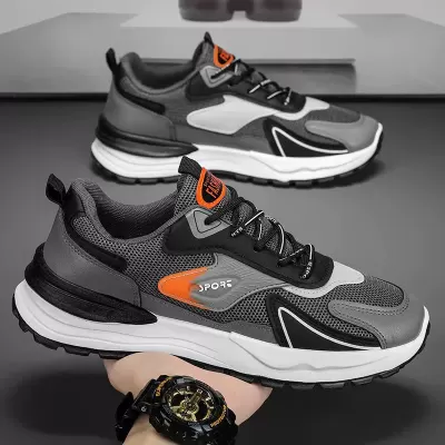 Spring Summer New Breathable Mesh Casual Non-Slip Soft Sole Running Dad Shoes · YANYAN China shoe factory