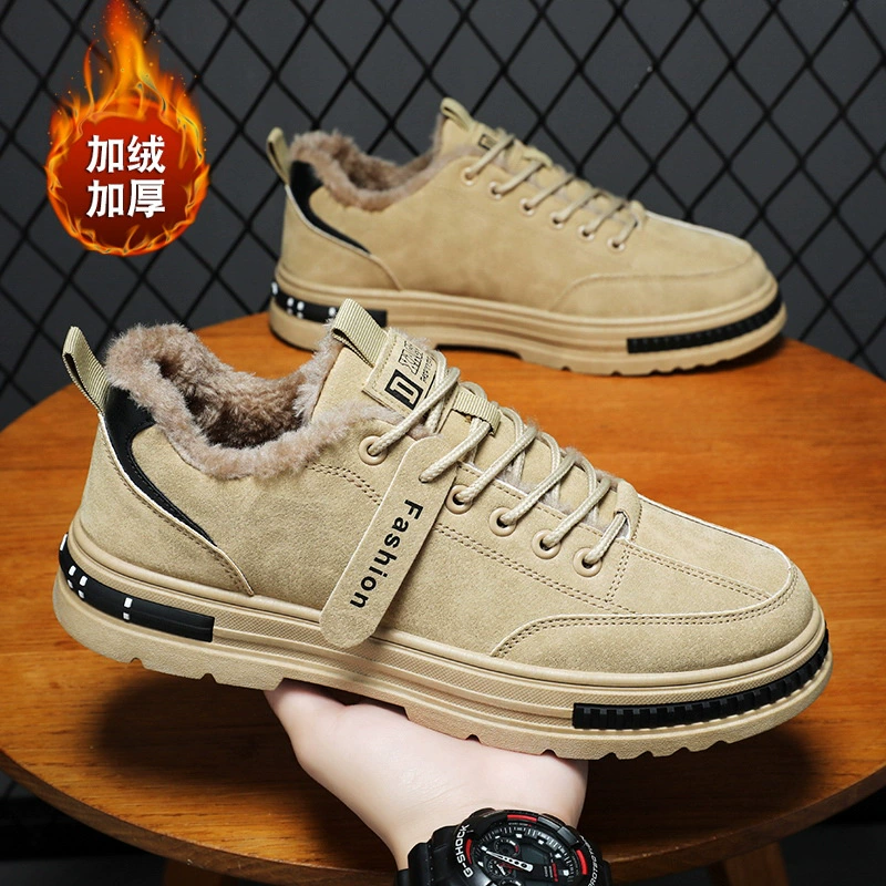 Men's Work Shoes 2025 Winter Safety Shoes Slip Resistant Waterproof Martin Boots Spring Autumn Casual Hiking Shoes