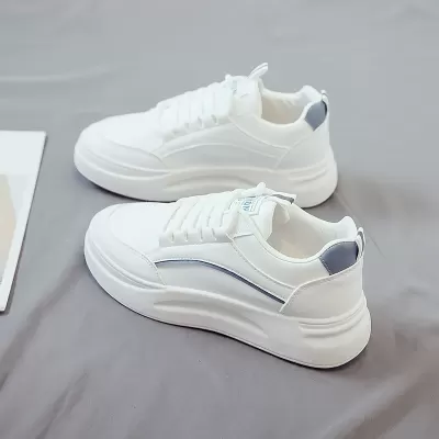 SH835 White Sneakers for Women Summer New Breathable Thick Sole Casual Shoes · YANYAN China shoe factory