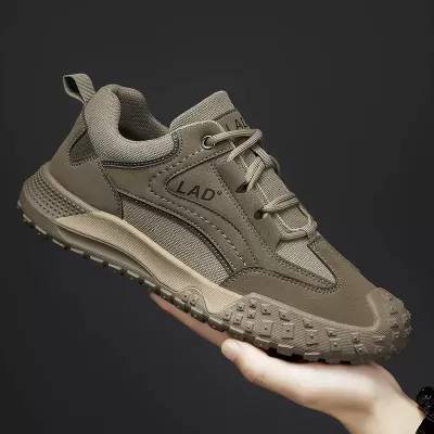 Men's 2026 Safety Shoes Comfortable Versatile Mesh Casual Shoes Spring Non Slip Wear Resistant Work Shoes