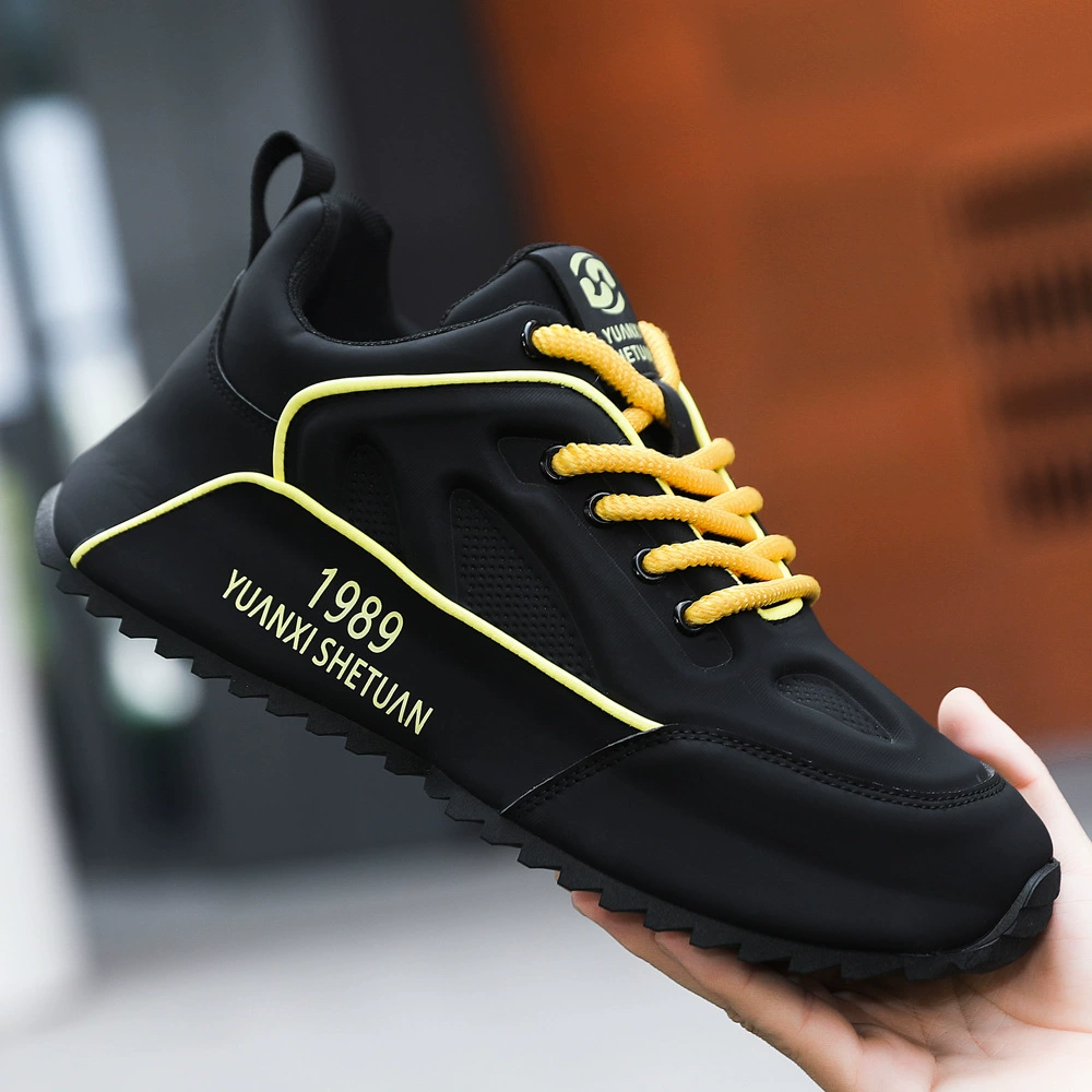 European Men's Shoes Autumn Sports Running, Height Increase Black Dad Shoes 2026 New